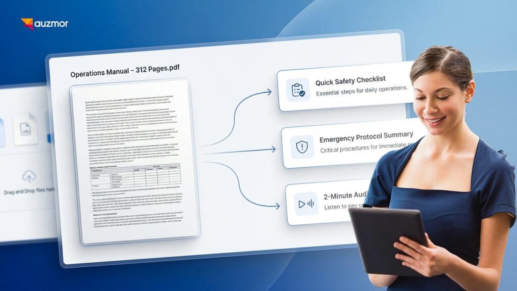 Knowledge Distillation How AI Turns Dense Manuals into Actionable Learning Nuggets