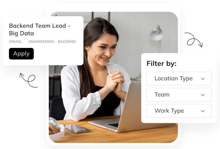 Career page builder with job listing and filters